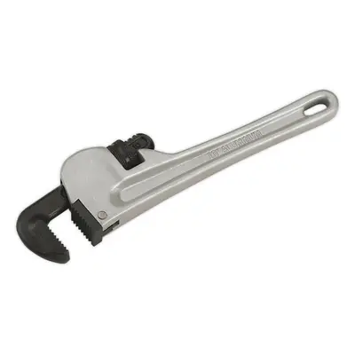 250mm Aluminium Alloy Pipe Wrench - European Pattern - 9-38mm Carbon Steel Jaws