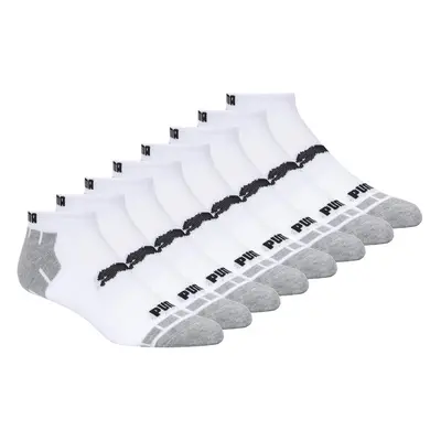 PUMA mens Pack Low Cut Running Socks White/Grey 13 US