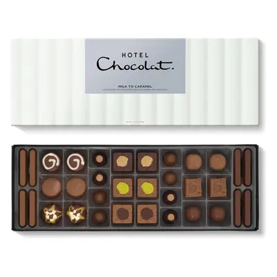 Hotel Chocolat Milk to Caramel Sleekster 340g - 34-Piece Milk and Caramel Chocolate Box - Chocol