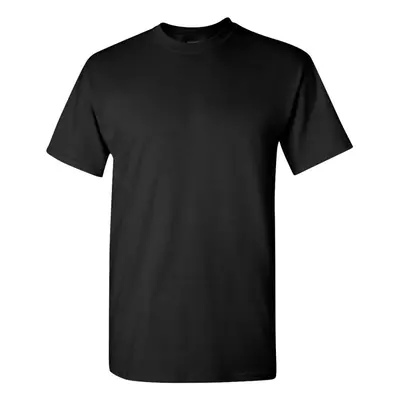 (5XL, Black) Gildan Mens Heavy Cotton Short Sleeve T-Shirt (Pack Of 5)