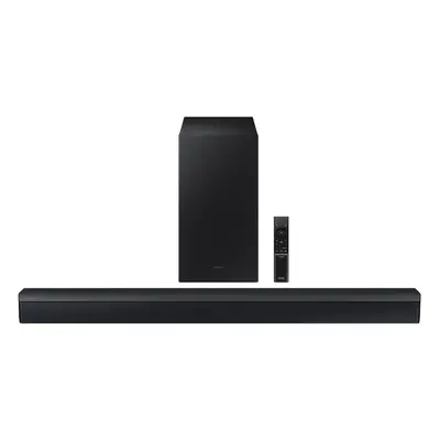 SAMSUNG HW-C450 2.1ch Soundbar w/DTS Virtual X Subwoofer Included Bass Boost Adaptive Sound Lite