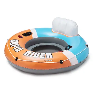 Bestway Hydro-Force Rapid Rider Inflatable River Tube Water Float for Person with Built-in Backr