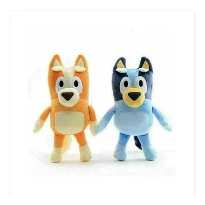 2PCS/SET Bluey and Bingo Dog Friends Plush Toy 28cm Stuffed Doll