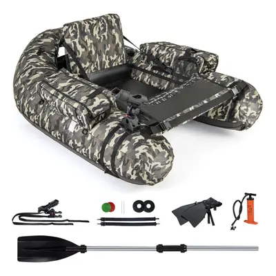 Fishing Float Tube V-Shaped Inflatable Float Tube-Camouflage