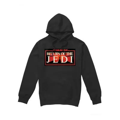 (L, Black) Star Wars Mens Jedi Warp Hoodie