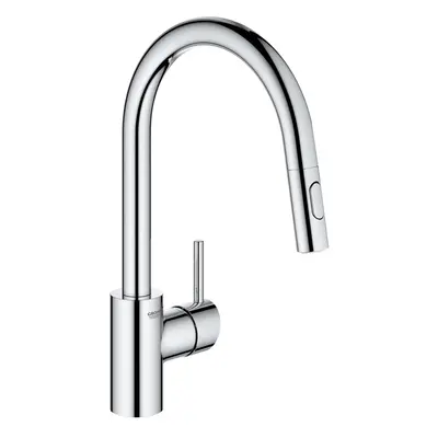 GROHE Concetto Pull-Down Kitchen Faucet with sprayer Chrome