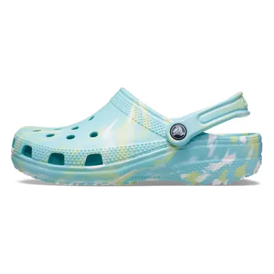 Crocs Unisex Classic Marbled Tie-Dye Clog Pure Water/Multi Men/13 Women