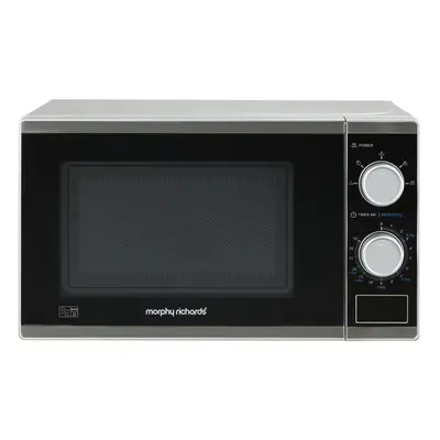 Morphy Richards 800W Standard Microwave - Silver