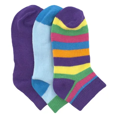 Fruit of the Loom Baby Girl's Pack Jumbo Stripe Ankle Socks Assorte