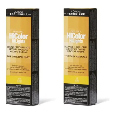 (Ash Blonde - Pack of 2) L'Oreal HiColor Ash Blonde HiLights For Dark Hair