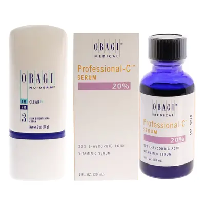 Obagi Obagi Nu Derm Clear FX Cream and Obagi Professional-C Percent Vitamin C Serum Kit For Wome