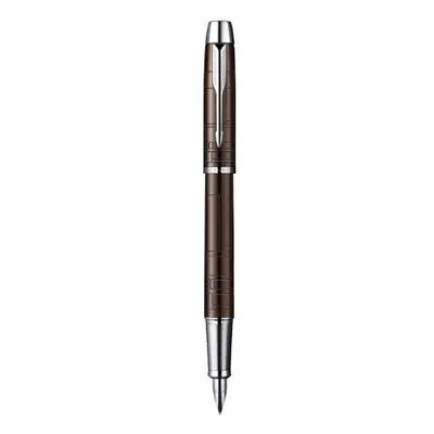 S0949700 IM Premium Fountain Pen, Medium Nib - Metallic Brown with Chrome Trim