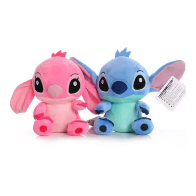 (Stitch+Angel) Lilo & Stitch Lovers Stitch Angel Plush Doll 20CM