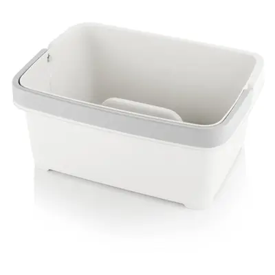 Minky Large Storage Caddy - Easy to Clean Plastic Storage Bin with Foldaway Handle - Perfect for