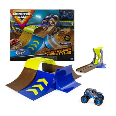 Monster Jam, Champ Ramp Freestyle Playset with Exclusive Son-uva Digge