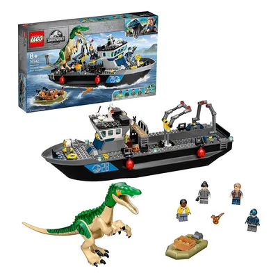 LEGO Jurassic World Baryonyx Dinosaur Floating Boat Escape Set