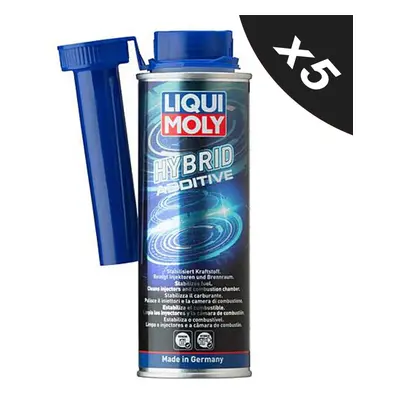 Hybrid Engine Additive Petrol Fuel System Cleaner 250ml Liqui Moly x5