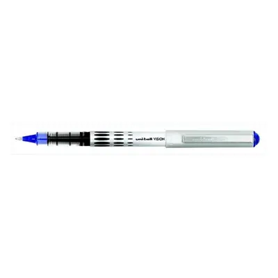 Uni-ball Vision Waterproof Rollerball Pen, 0.7 Mm. Fine Tip, Blue