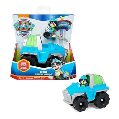 Paw Patrol, Rex's Dinosaur Rescue Vehicle with Collectible Action Figure, Kids' Toys for Ages an