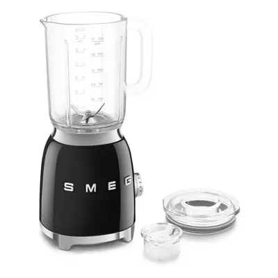 Smeg BLF03BLUK Retro 50's Style Jug Blender with Stainless Steel Blades, Speed Settings and Pre-