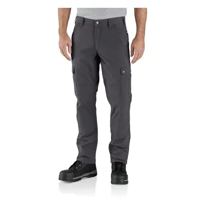 Carhartt Men's Rugged Flex Relaxed Fit Ripstop Cargo Fleece Lined Work Pant Shadow x