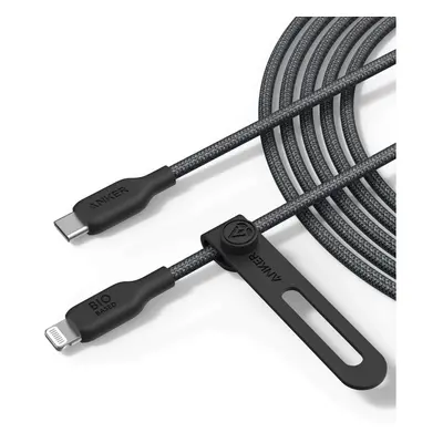 USB-C to Lightning Cable, Bio-Nylon Cable (Phantom Black, 10ft), MFi Certified, Fast Charging Ca