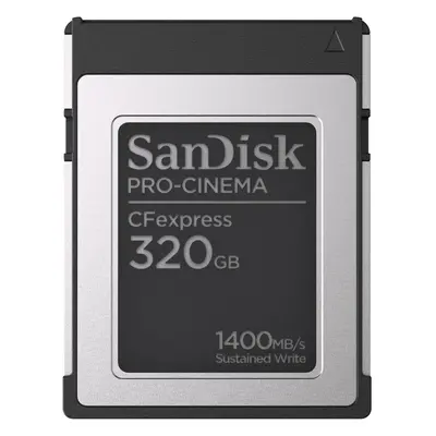 SanDisk PRO-CINEMA CFexpress Type B Memory Card (320GB, SDCFEC-320G-GN4MN)