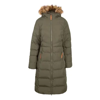 (10, Dark Vine) Trespass Womens Padded Jacket Longer Length Audrey