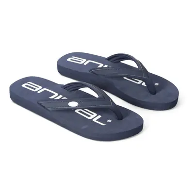 (4 UK, Blue/White) Animal Womens/Ladies Logo Recycled Flip Flops