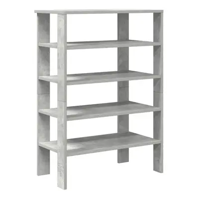 (concrete grey, 87.5 cm) vidaXL Shoe Rack Old Wood 61x32x105 cm Engineered Wood shoe storage sho