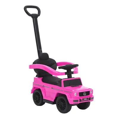 (pink) vidaXL Push Walk Car Mercedes-Benz G63 Kids Pedal Riding Vehicle Multi Colors