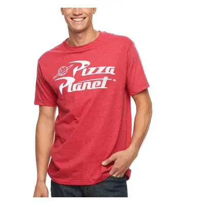 Toy Story Pizza Planet Delivery Adult T-Shirt (Small Heather Red)