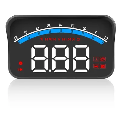 3.5" HUD Display ODB II GPS Speedometer Tachometer Water Temperature LED Head Up Projector