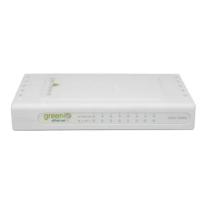 D-Link DGS-1008D/E Unmanaged White network switch