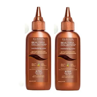 (2 Pks Discount) Clairol Beautiful Collection Moisturizing Colour B175W Wine Brown