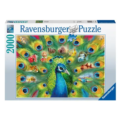 Ravensburger Land of The Peacock Piece Jigsaw Puzzle for Adults - - Every Piece is Unique Softcl