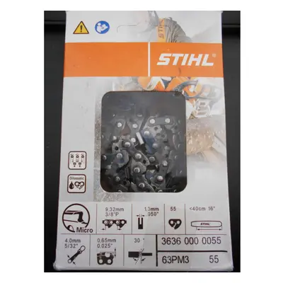 Genuine Stihl 16-inch/40cm Picco Micro Comfort Chainsaw Chain 3/8P