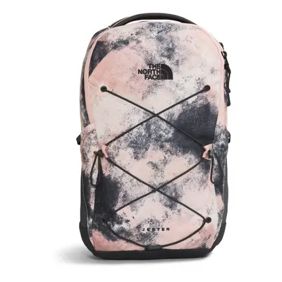 THE NORTH FACE Womens Jester Everyday Laptop Backpack Pink Moss Faded Dye Camo Print One Size