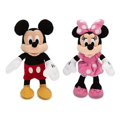 Disney Mickey Mouse and Minnie Mouse Mini Bean Bag Soft Toy Set 20cm