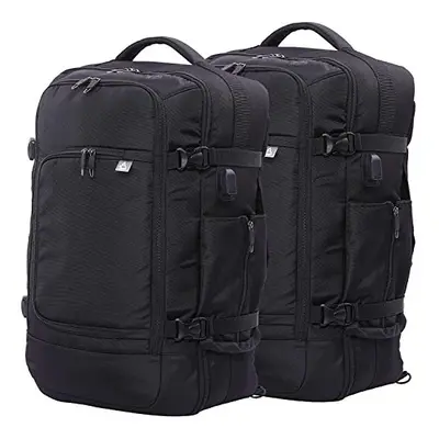 Aerolite 55x35x20cm 39L Hand Cabin Luggage Backpack with YKK Zippers, Fits 15? Laptop , Carry On