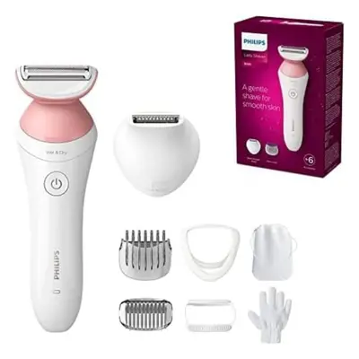 Philips Lady Shaver Series BRL146/00 Cordless with Wet and Dry use, White