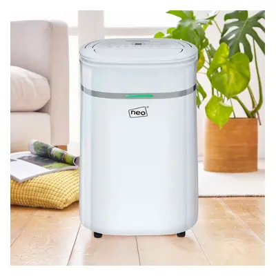 Neo 25L Per Day Dehumidifier with 6L Water Tank LED Control Panel Continuous Drainage Laundry Dr