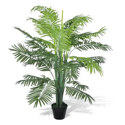 vidaXL Artificial Phoenix Palm Tree with Pot 130cm Indoor Fake Flora Plant