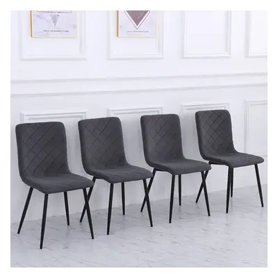 Set of Modern Armless Dining Chairs