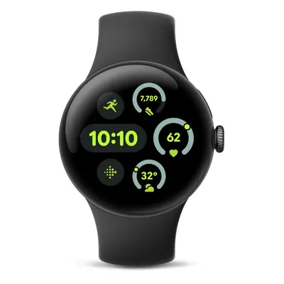 Google Pixel Watch (41mm) LTE (Matte Black + Obsidian Band)