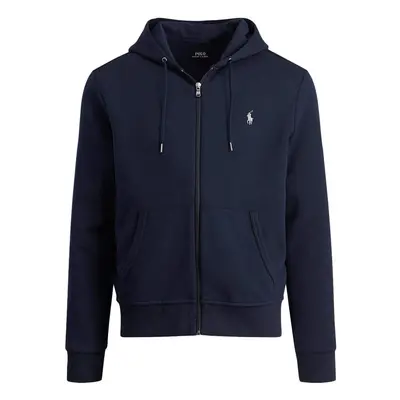 POLO RALPH LAUREN Double Knit Tech Fleece Hoodie (X-Large (Fall/Winter 2020) French Navy)