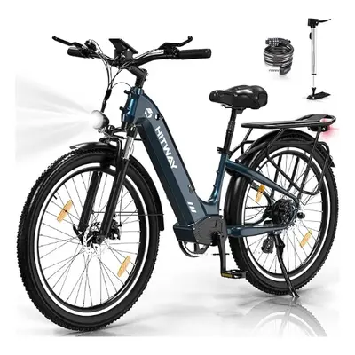 HITWAY Bk16 26x3.0 Electric Bike,250W City Cruiser E bike