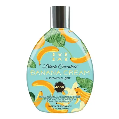 Black Chocolate Banana Cream 400X Bronzer Sunbed Tanning Lotion 400ml