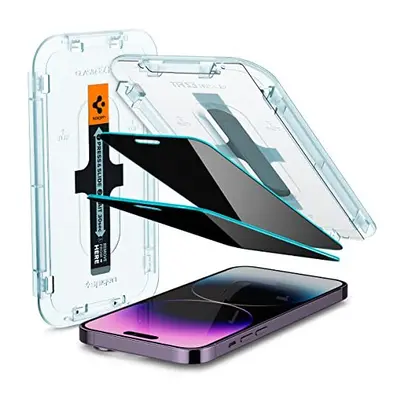 Spigen EZ Fit Privacy Tempered Glass Screen Protector for iPhone Pro Max - Pack