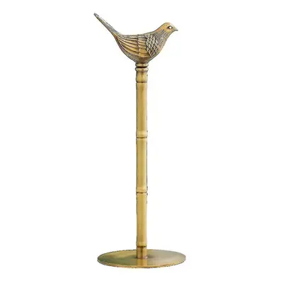 Vintage Brass Bird Tissue Holder Kitchen Roll Paper Storage B